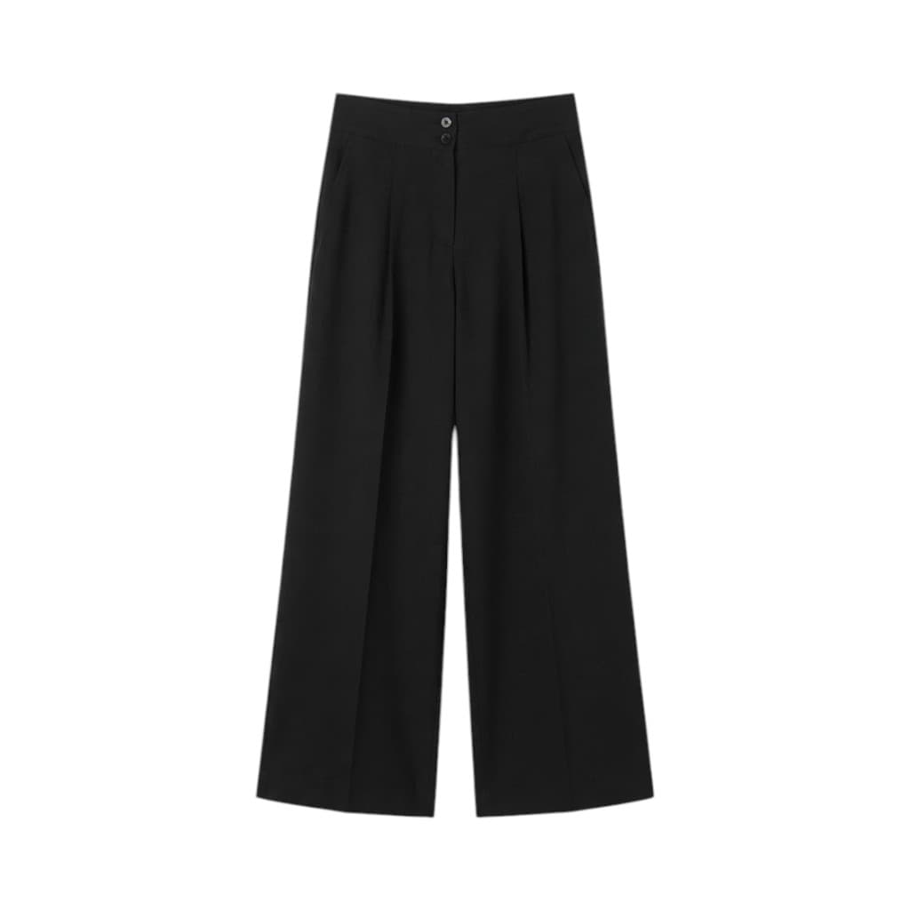Purotatto Pantaloni Donna Eleganti Nero