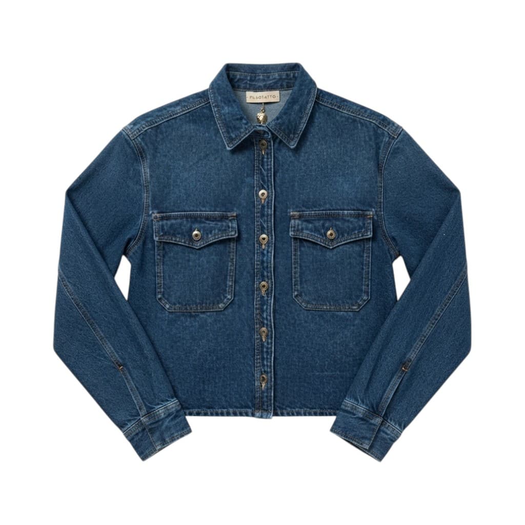 Purotatto Giacca Jeans Donna Denim
