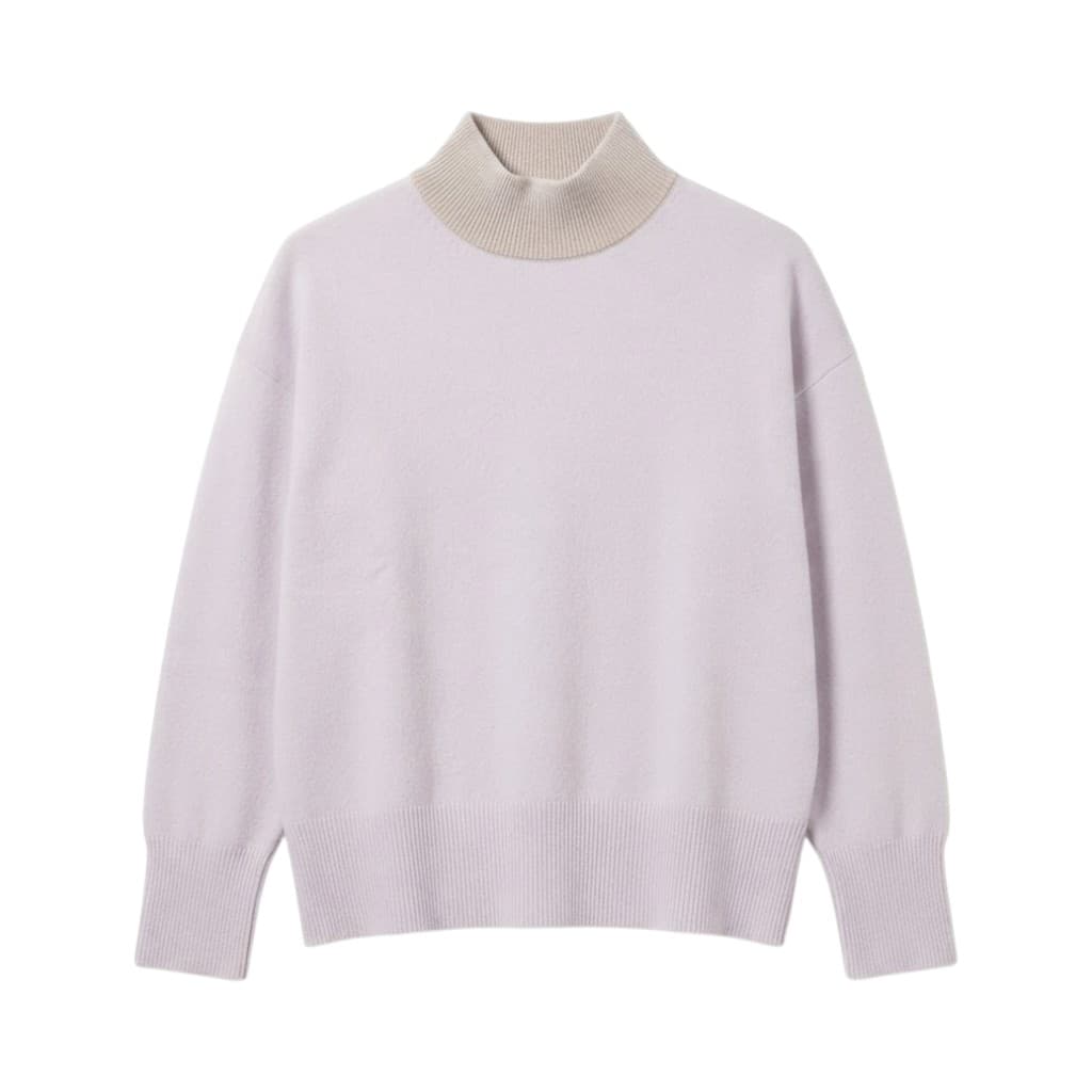 Purotatto Lupetto Donna in Maglia Glicine