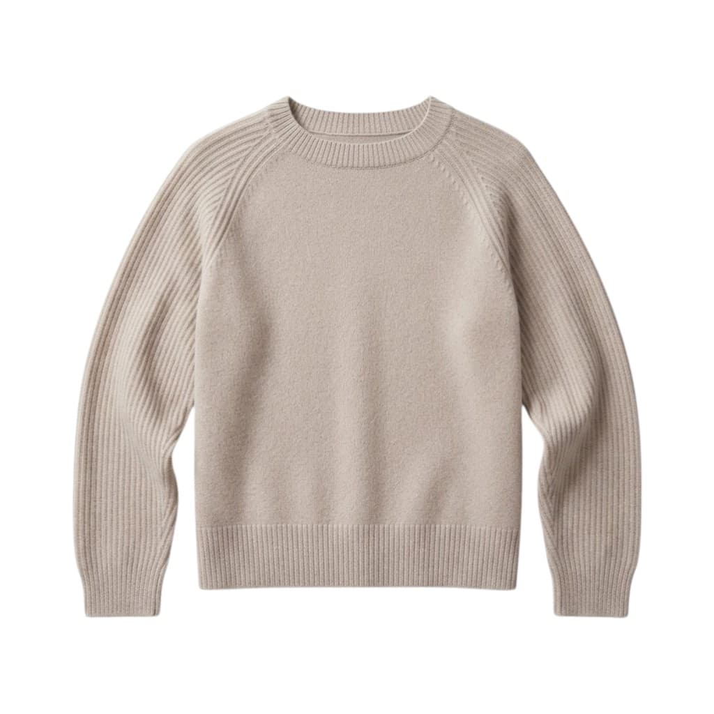 Purotatto Maglia Donna in Filato Pregiato Color Glicine