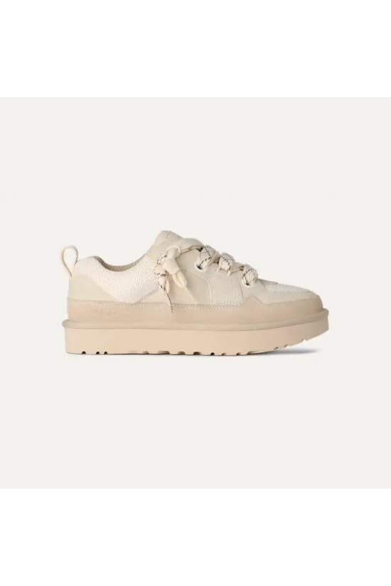 UGG Lo Lowmel Sneakers Donna Avorio in Suede e Mesh