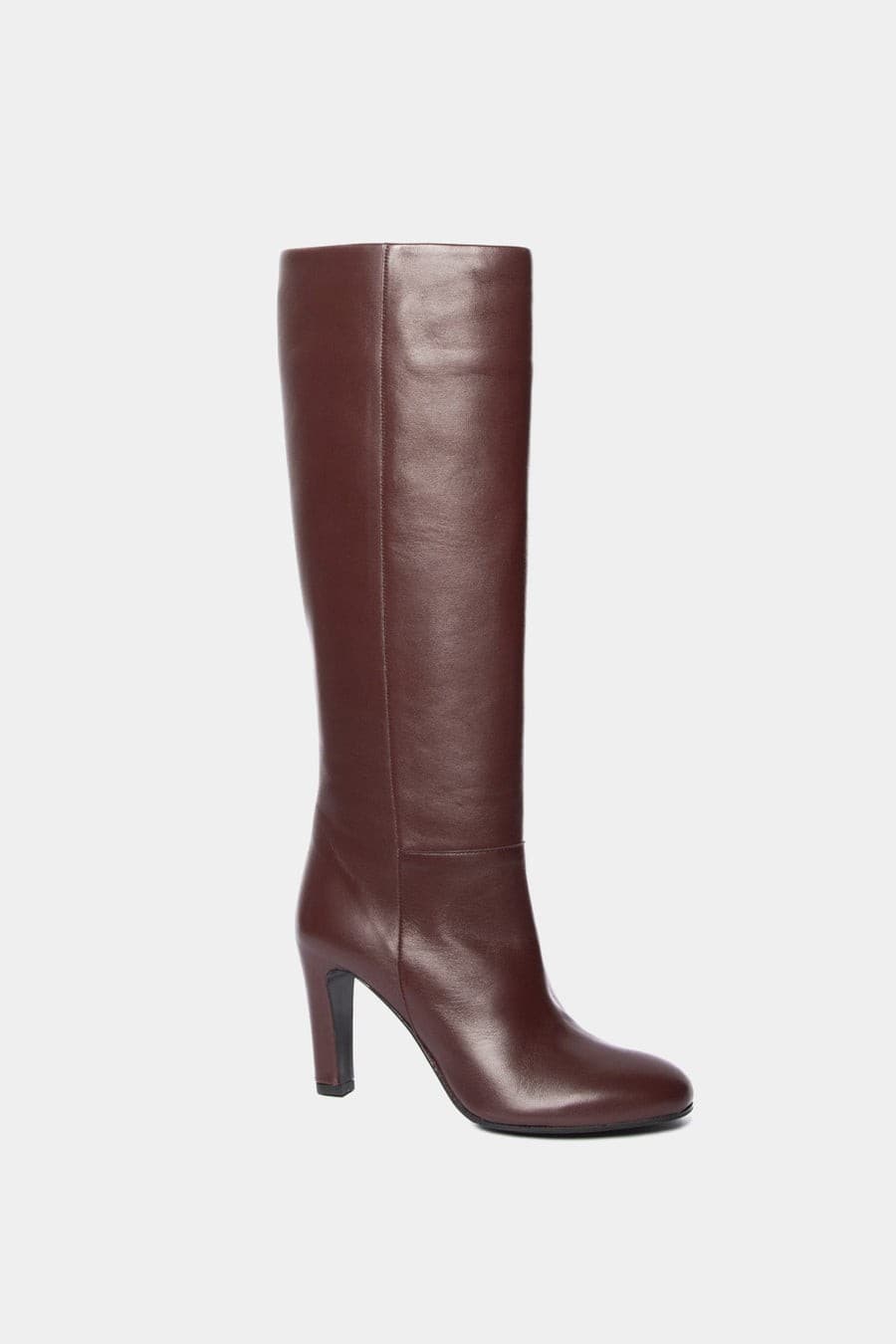 Del Carlo Stivali Donna in Pelle Nappa Marrone Moro