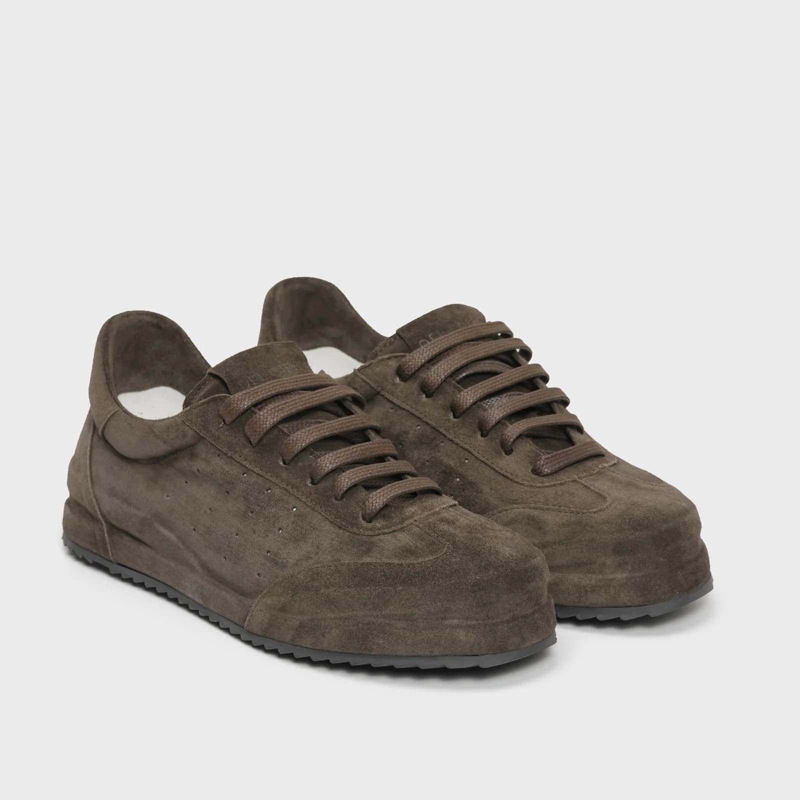 Del Carlo Speed 12029 Sneakers Donna Marroni in Camoscio