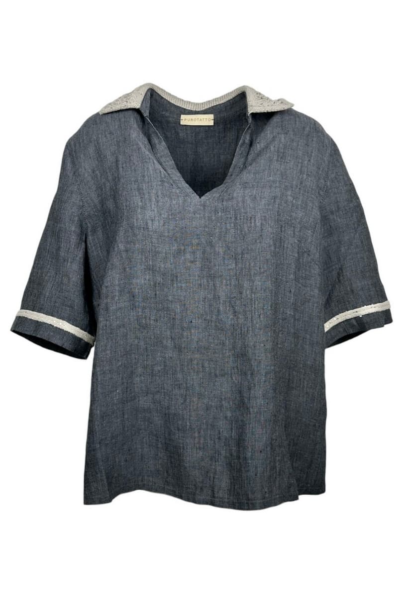 Purotatto Shirts Grey/beige