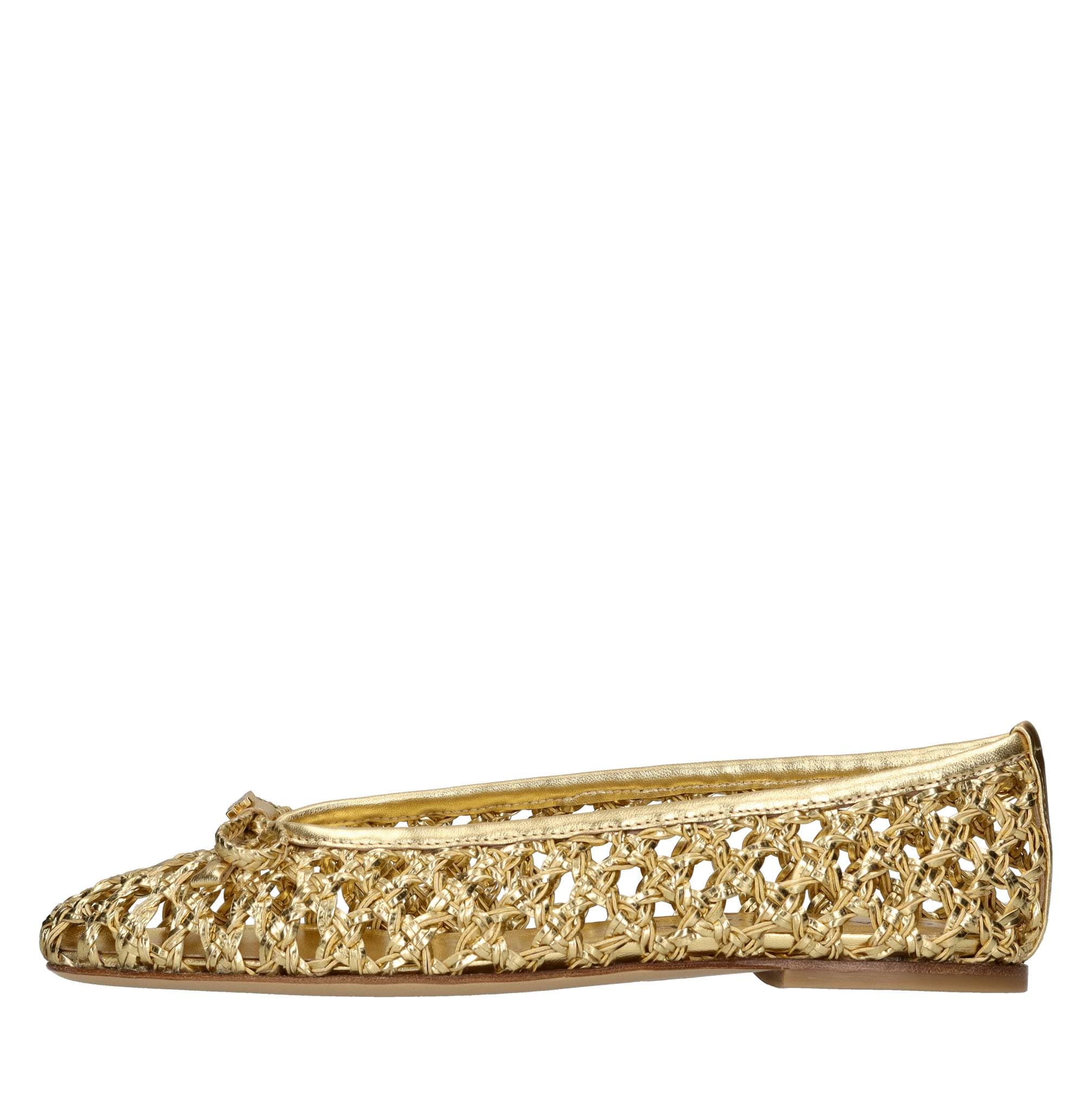 Casadei Flat shoes Golden