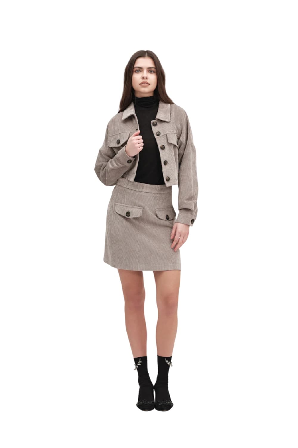 WHITE WISE Skirts Beige