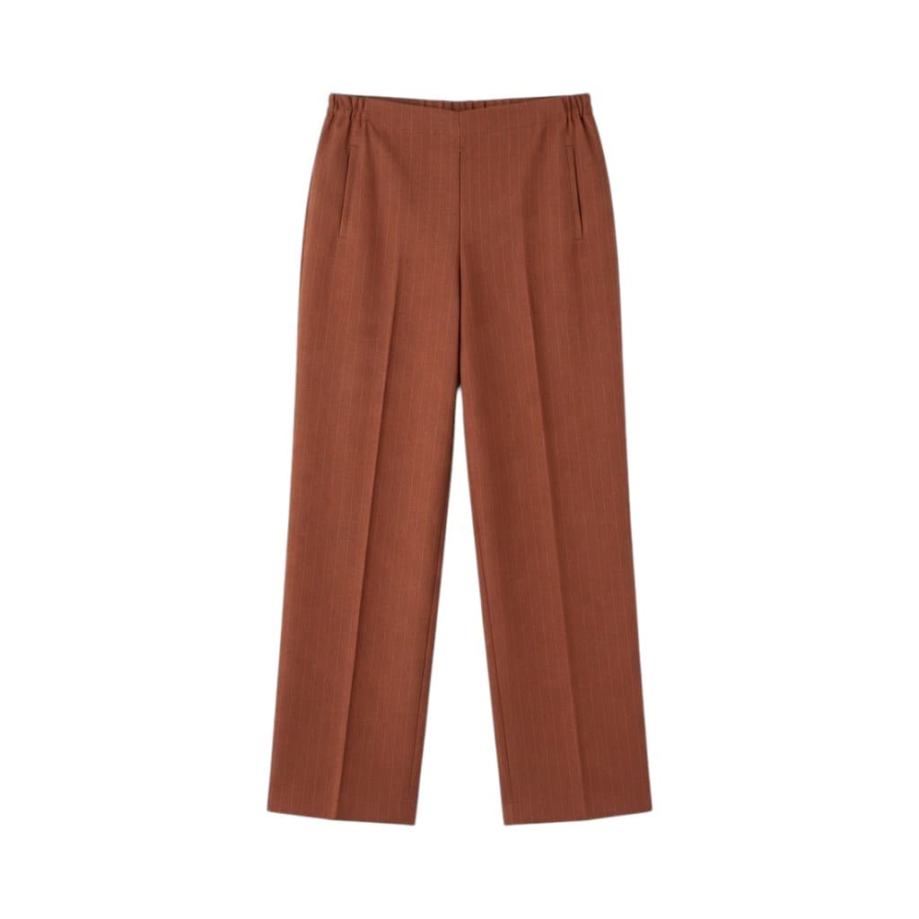 NIU Pantaloni Donna a Righe Terra