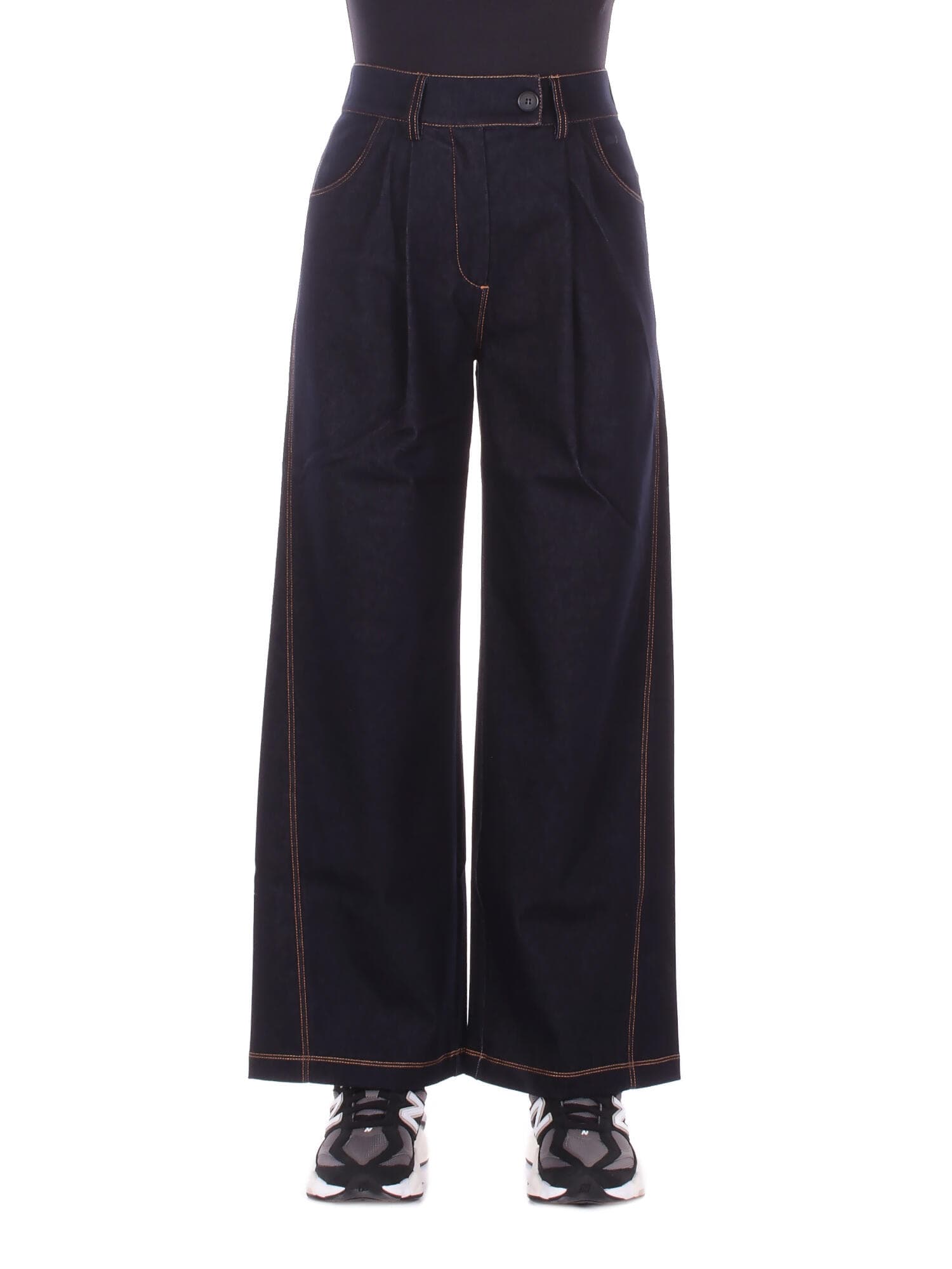 MM MAX MARA Trousers Blue