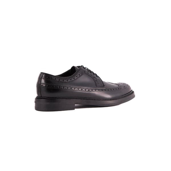 LO.WHITE Scarpe Classiche Uomo Nere in Pelle – 29005-NER