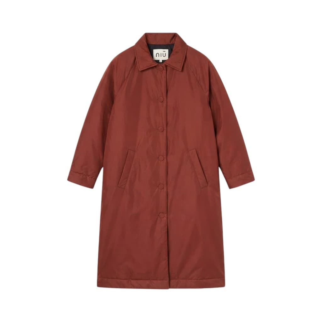 NIU Giacca Caban Donna in Burgundy