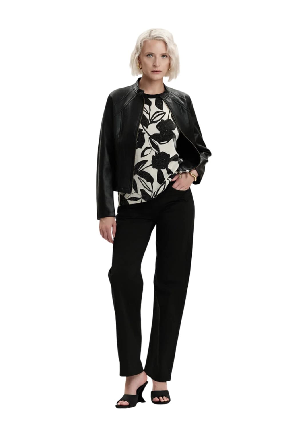 WHITE WISE Jackets Black