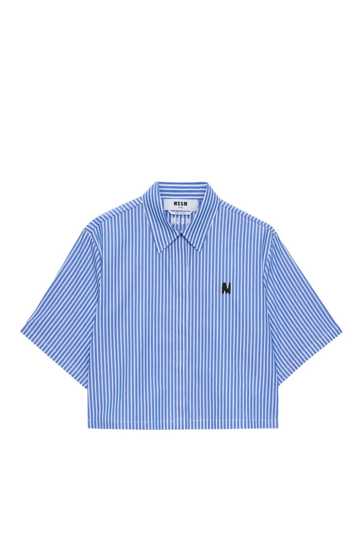 MSGM Shirts Blue