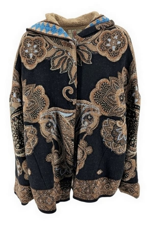 BYE Coats Black/brown