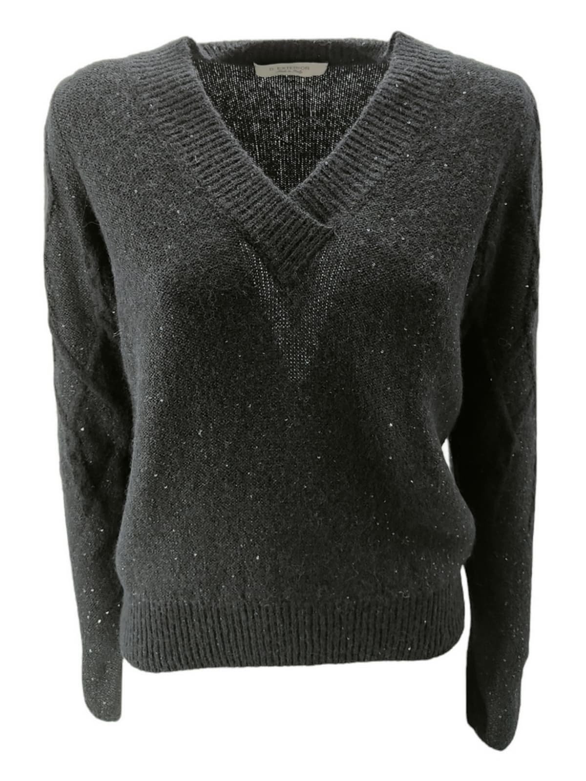 D.EXTERIOR Sweaters Black