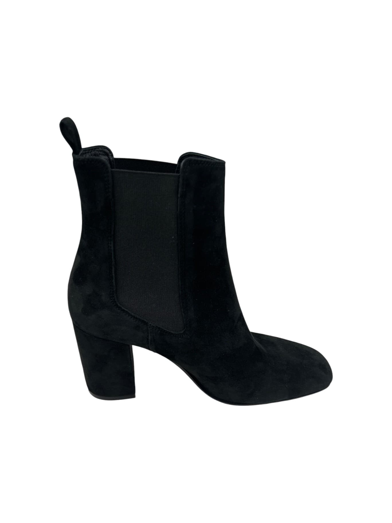 CARMENS Stivaletti Donna in Pelle Scamosciata Nera con Tacco