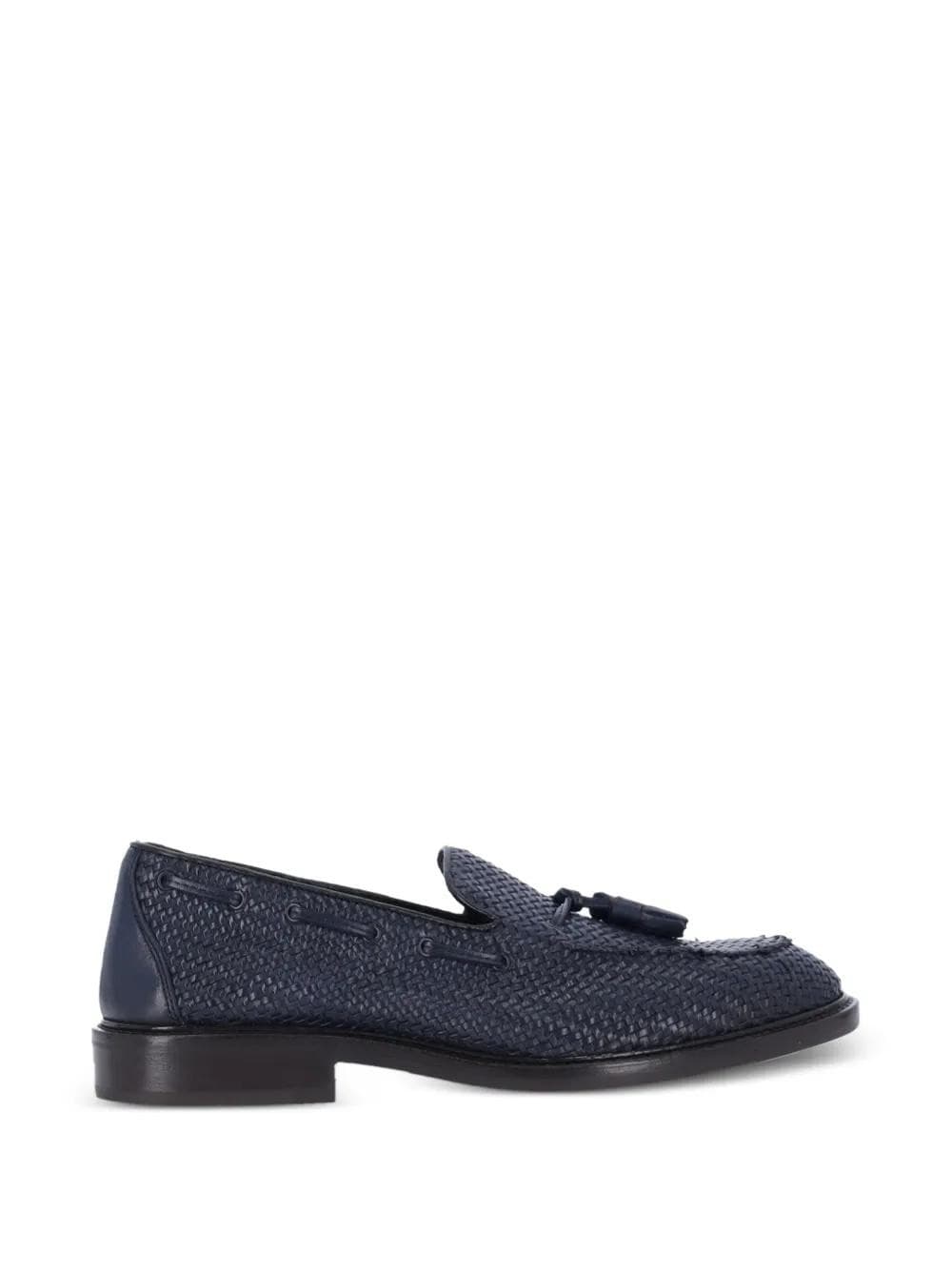 Alexander Hotto Mocassini Uomo Blu in Pelle Martellata – 68034MARTELLATO-BLU
