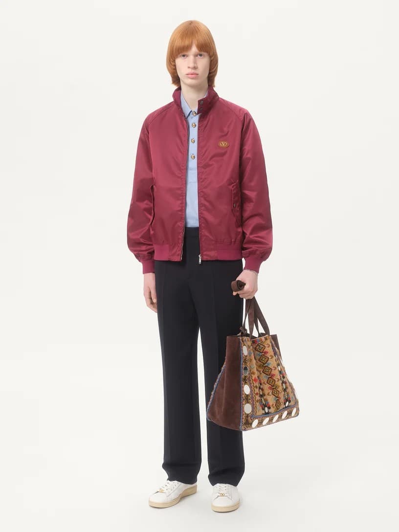 Valentino Garavani Giubbino Uomo Bordeaux – 7V3CIP605CM