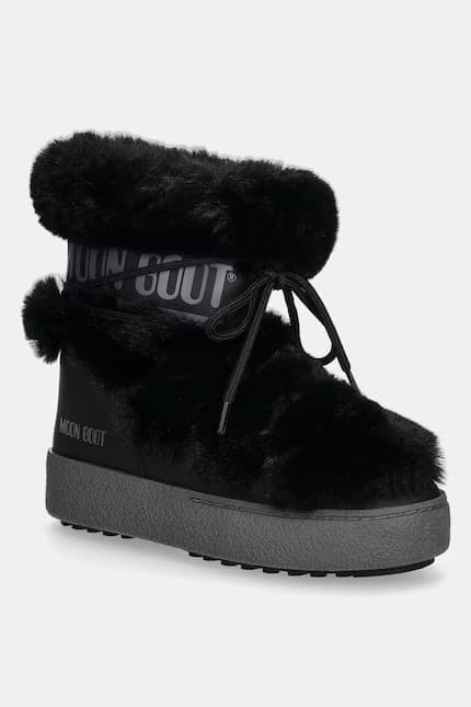 Moon Boot Ltrack Faux Fur WP Stivaletti Donna Neri con Pelliccia – 80D2450130-N001
