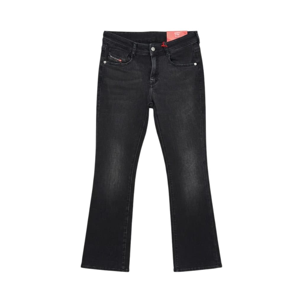 Diesel Jeans Donna a Zampa in Denim Nero