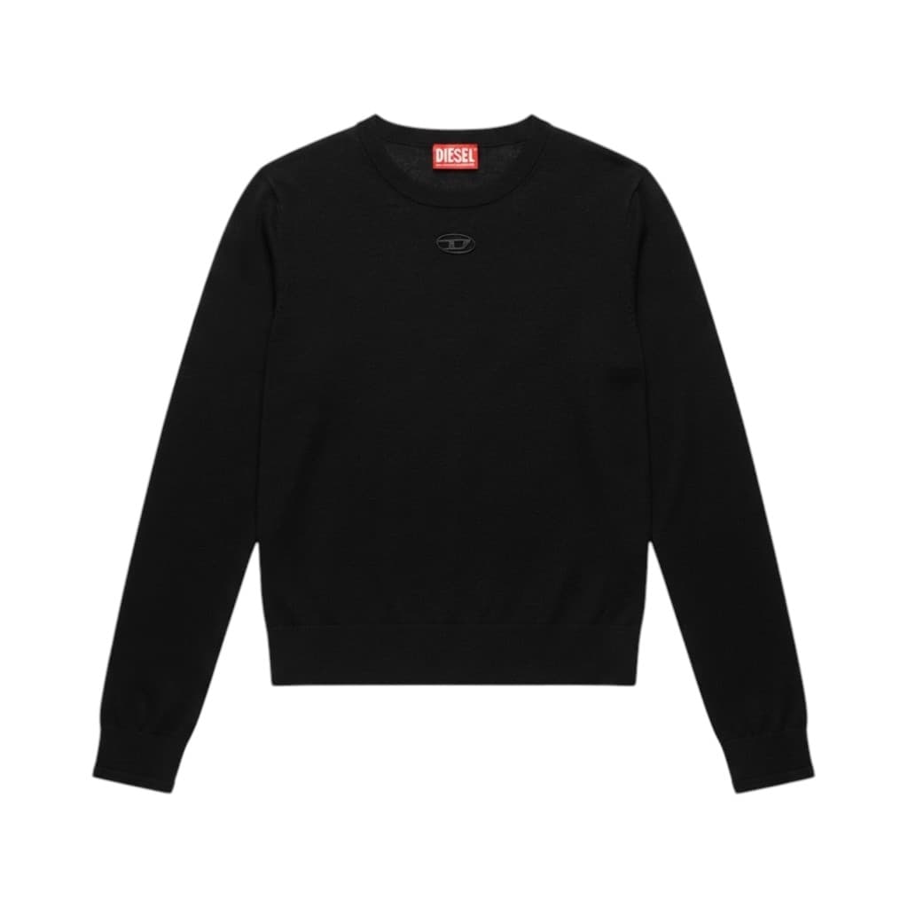 Diesel Maglia Uomo in Lana Nero