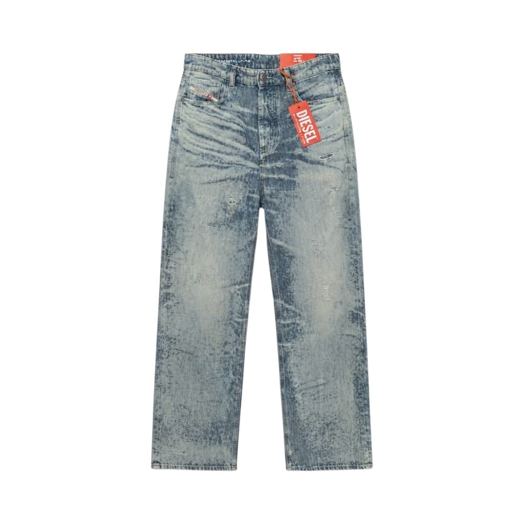 Diesel Jeans Uomo Regular Fit Denim Chiaro
