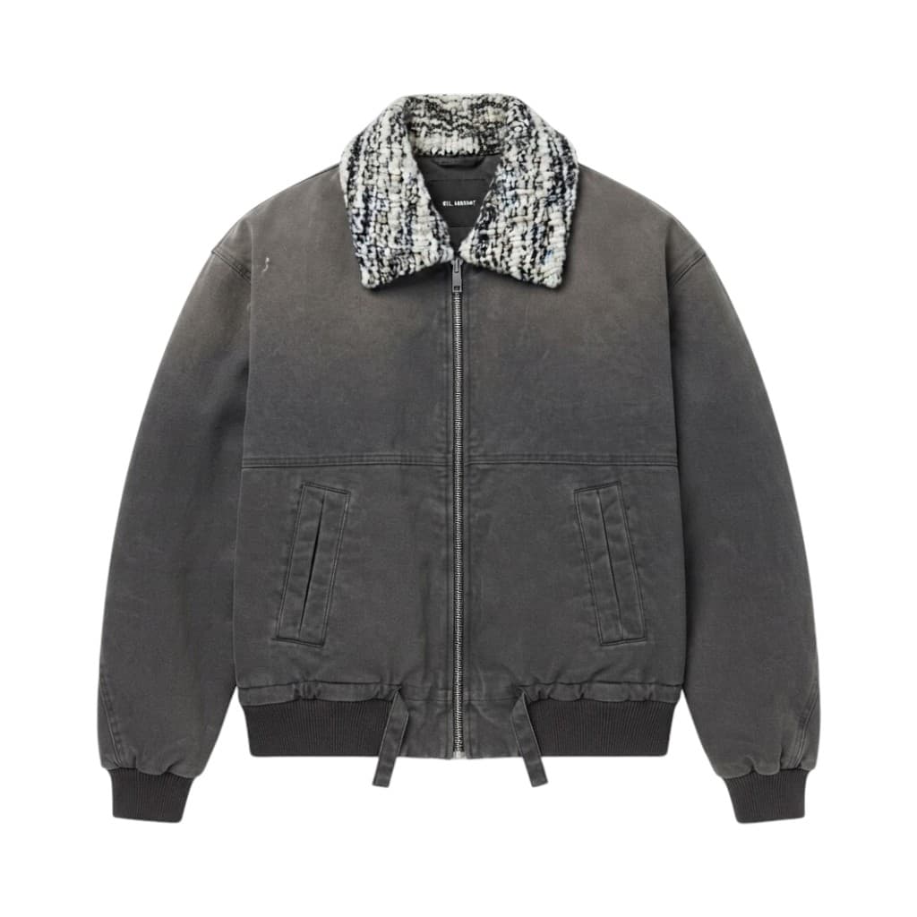 AXEL ARIGATO Giacca Bomber in Denim Grigio