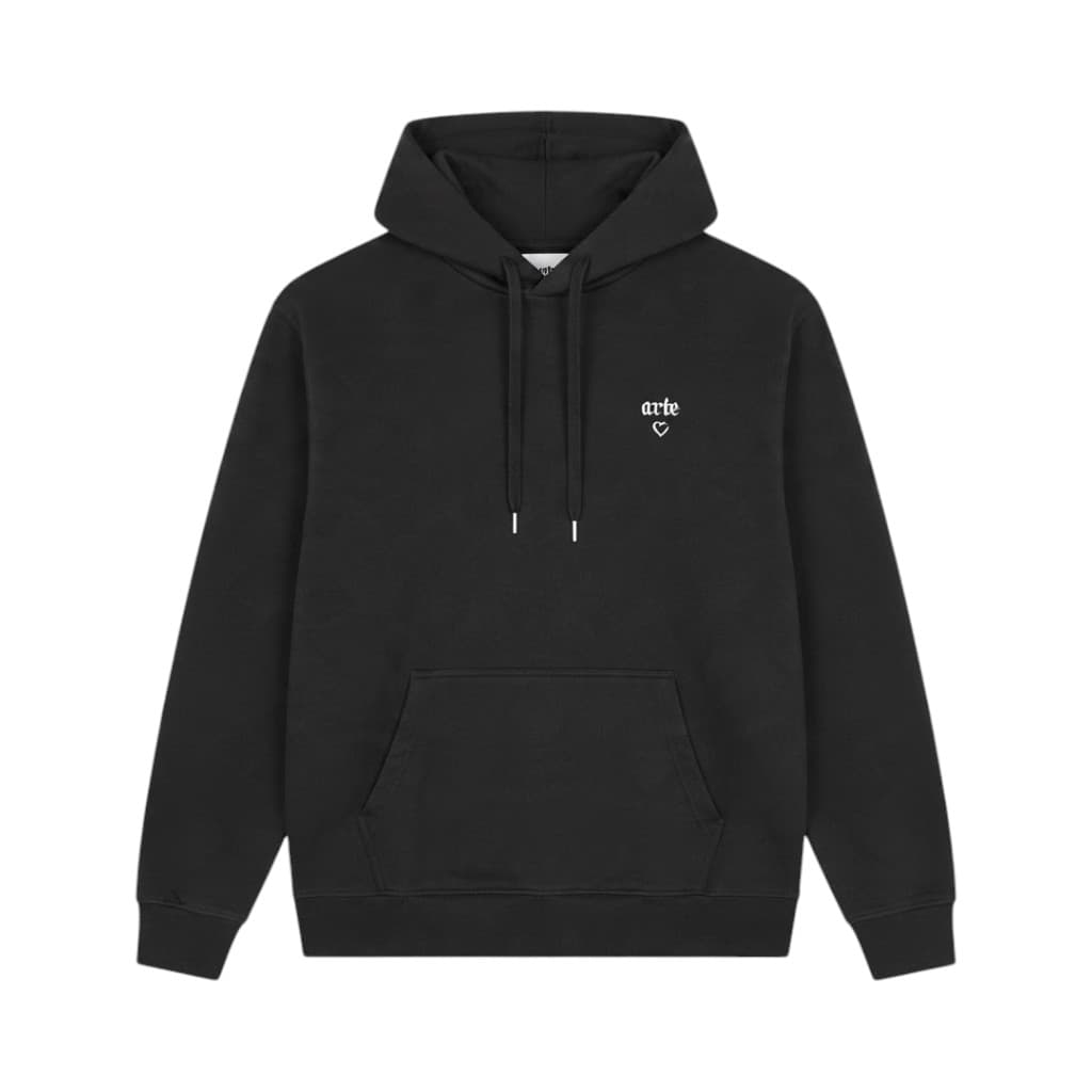 Arte Felpa Bordeaux con Cappuccio e Logo Ricamato
