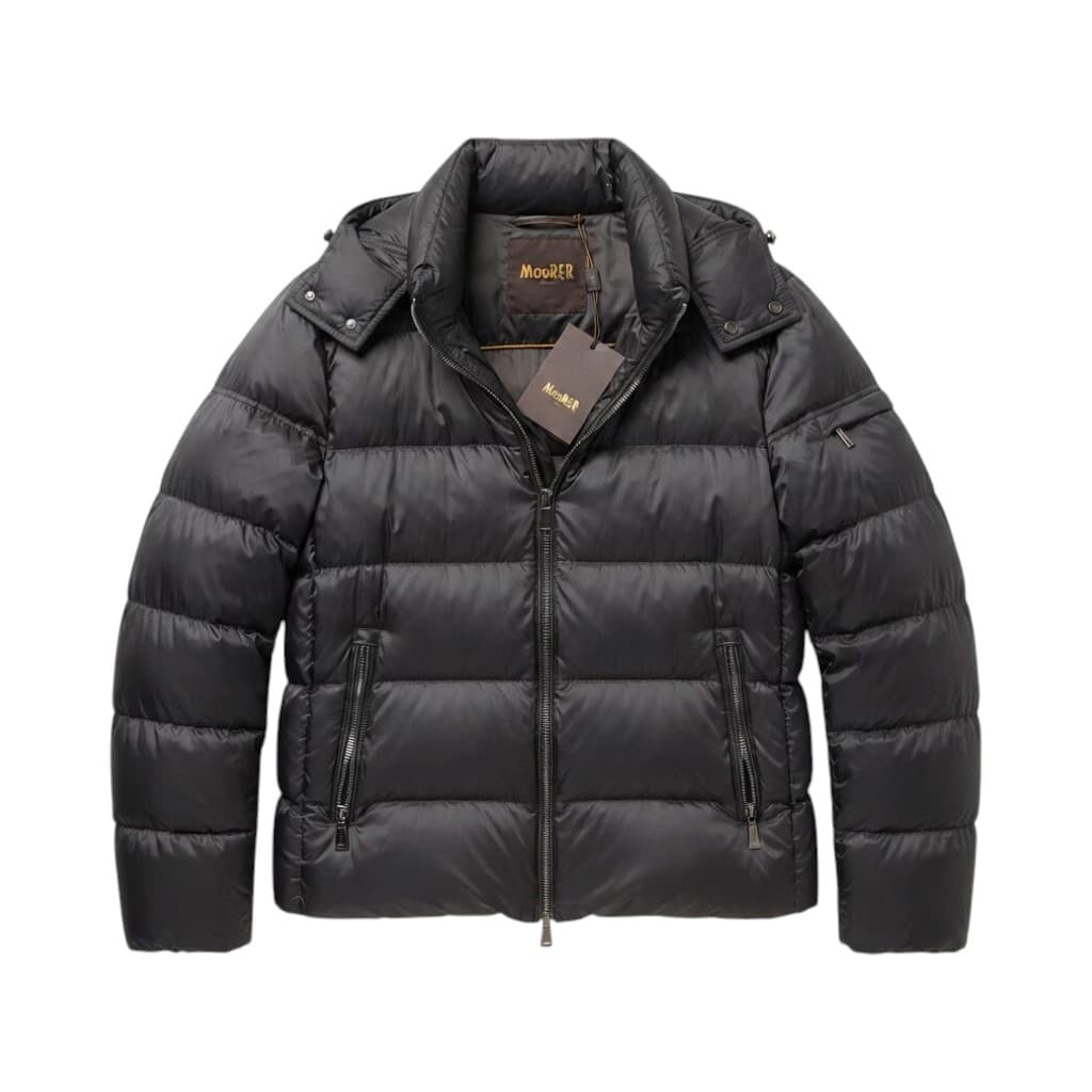 Moorer Giacca Donna in Nylon Asfalto con Dettagli Chic