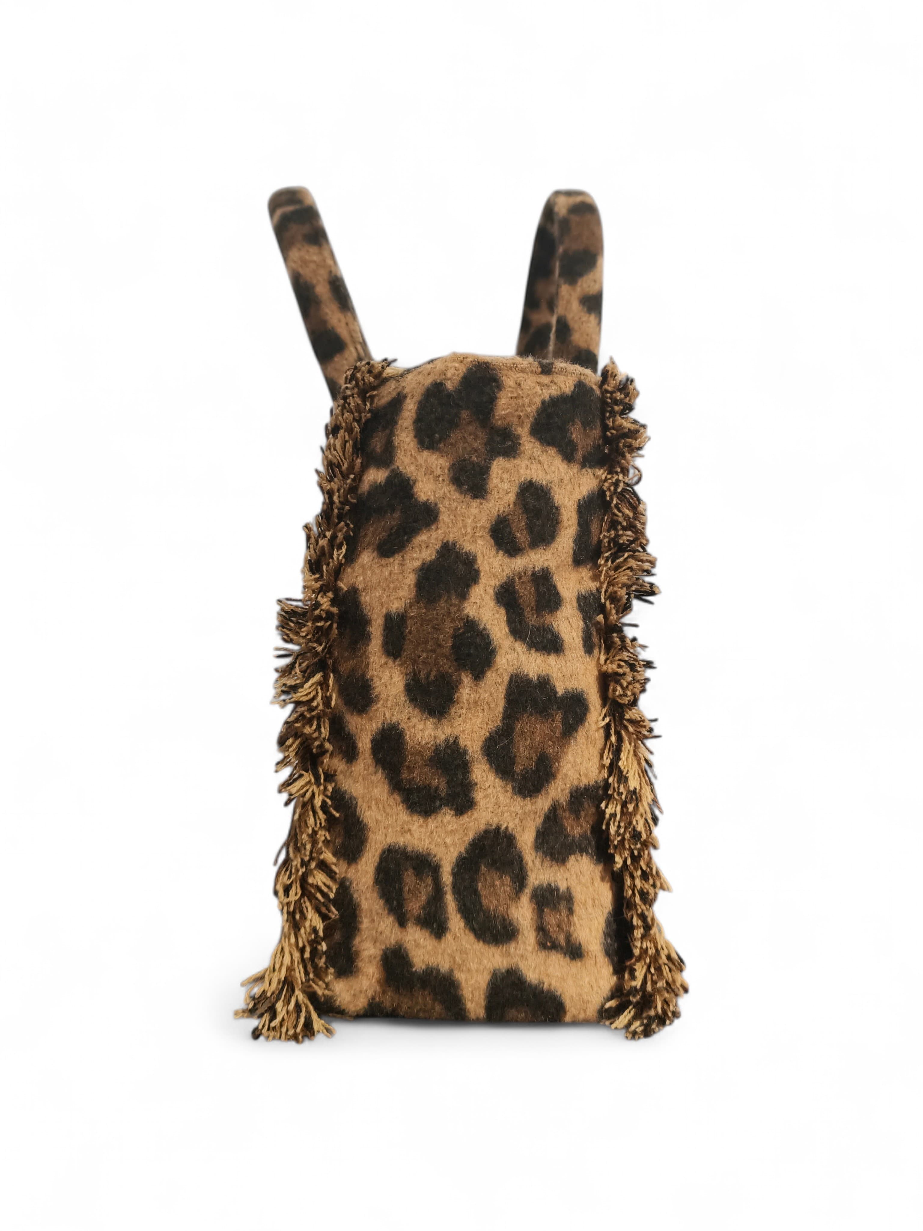 MC2 Saint Barth Borsa Colette Felt in Fantasia Mucca