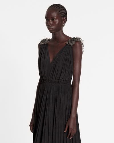 Lanvin Abito Lungo Donna Elegante