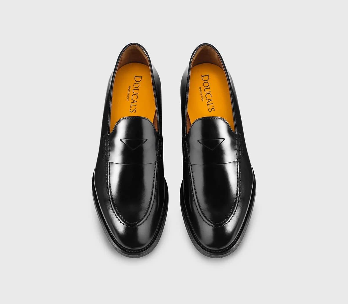 Doucal's Mocassini Uomo Neri in Pelle