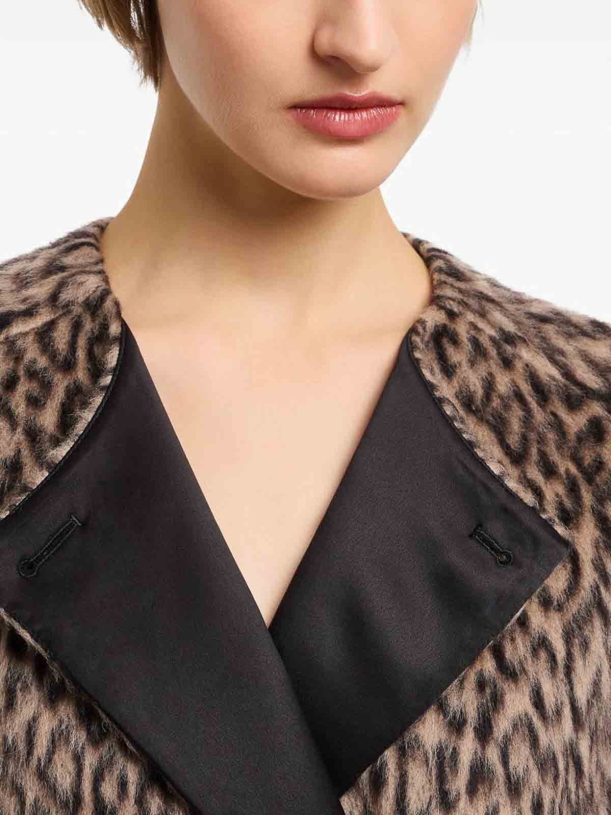 Emporio Armani Cappotto Donna Fantasia Maculata