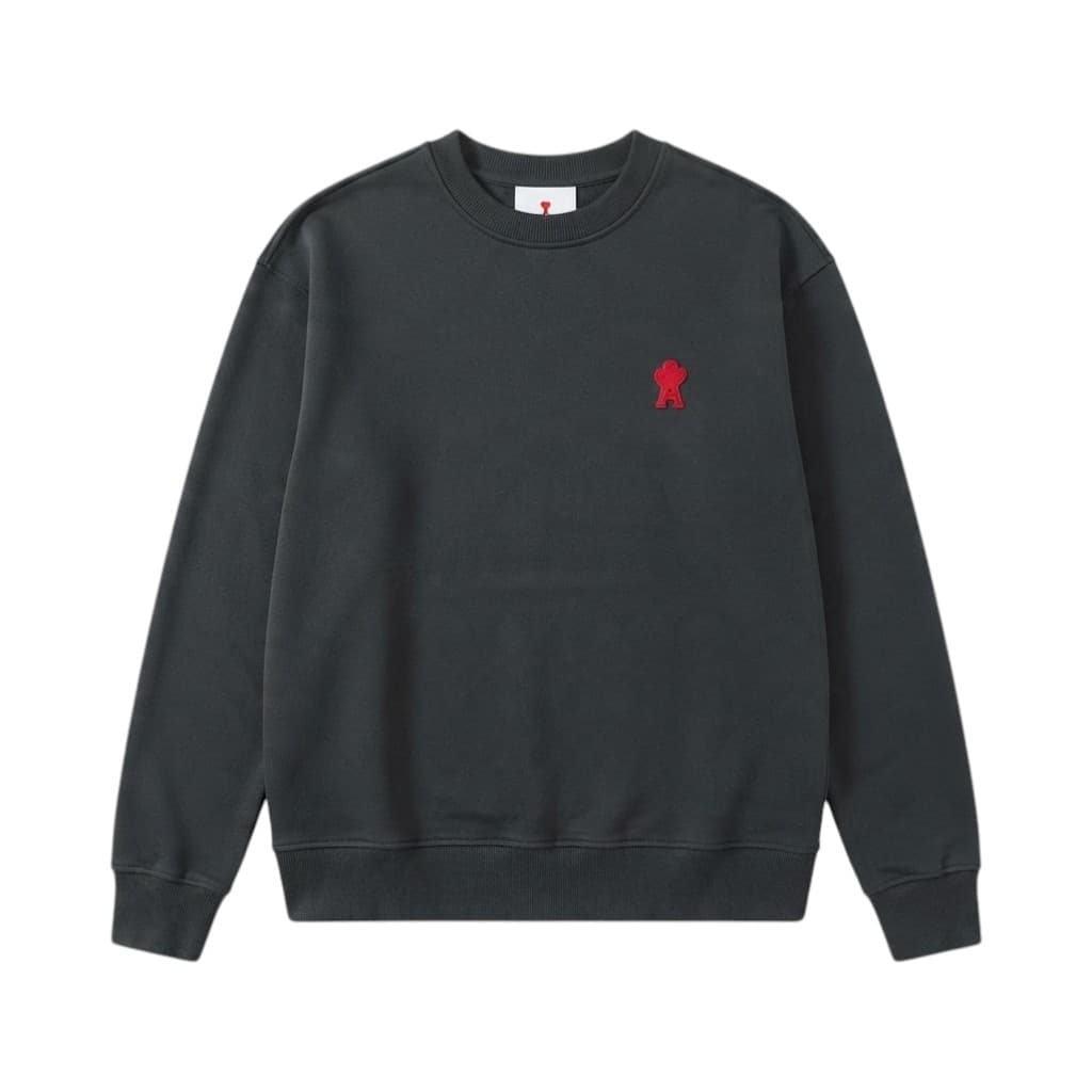 A PAPER KID Felpa Nero con Logo Rosso