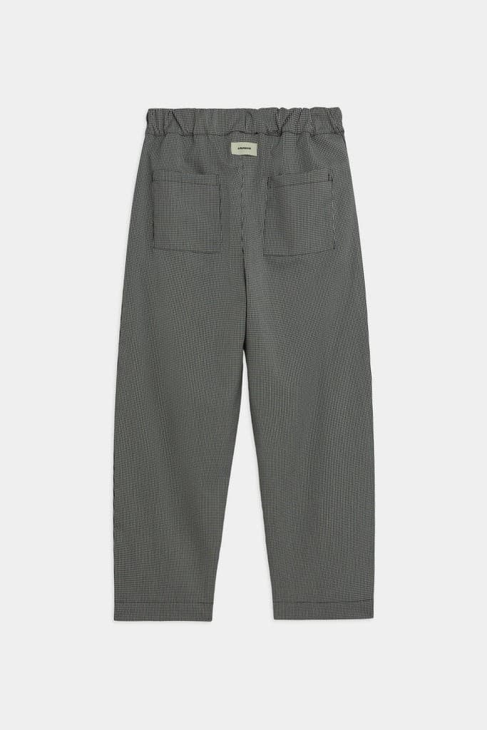 A Paper Kid Pantaloni Donna Rossi a Gamba Dritta con Vita Elasticizzata