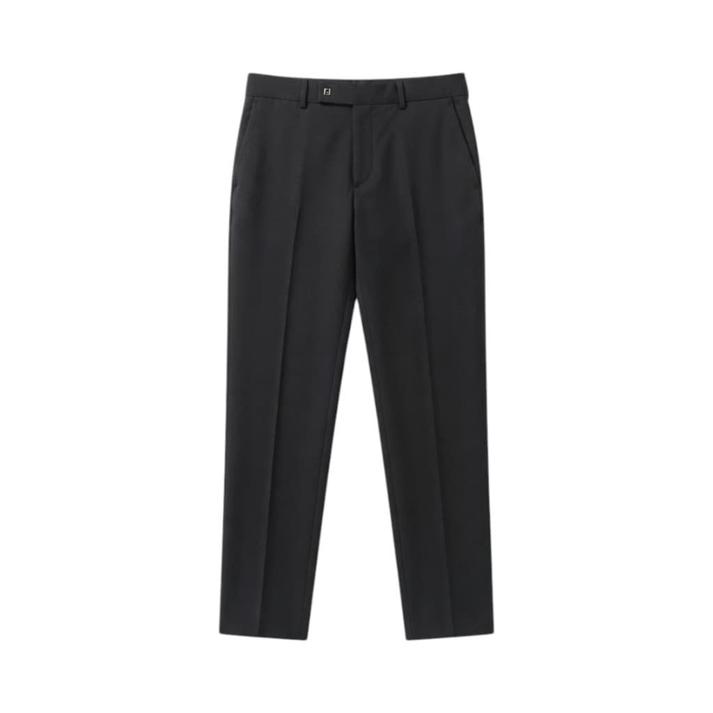 Fendi Pantalone Caffe Elegante in Tessuto di Alta Qualita