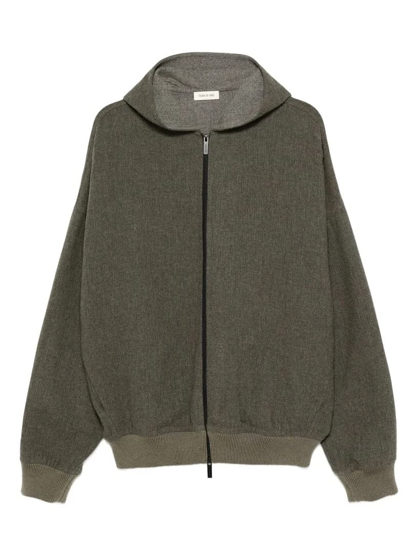 Fear of God Giacca con Zip Uomo Verde Militare – FG25FW32-337HDW
