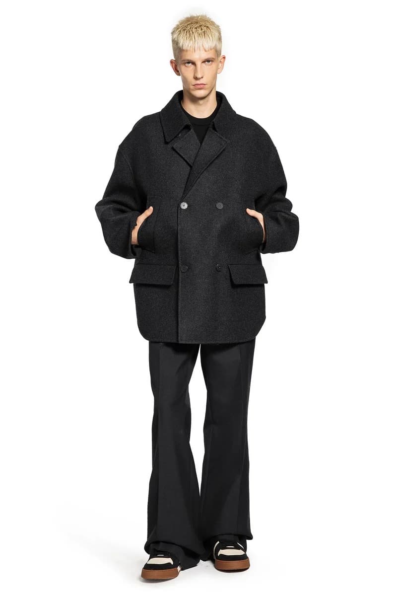 Fendi Giacca Cappotto Donna in Grigio Scuro