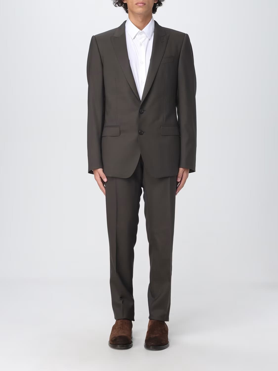 Dolce & Gabbana Completo Elegante in Tessuto Nero
