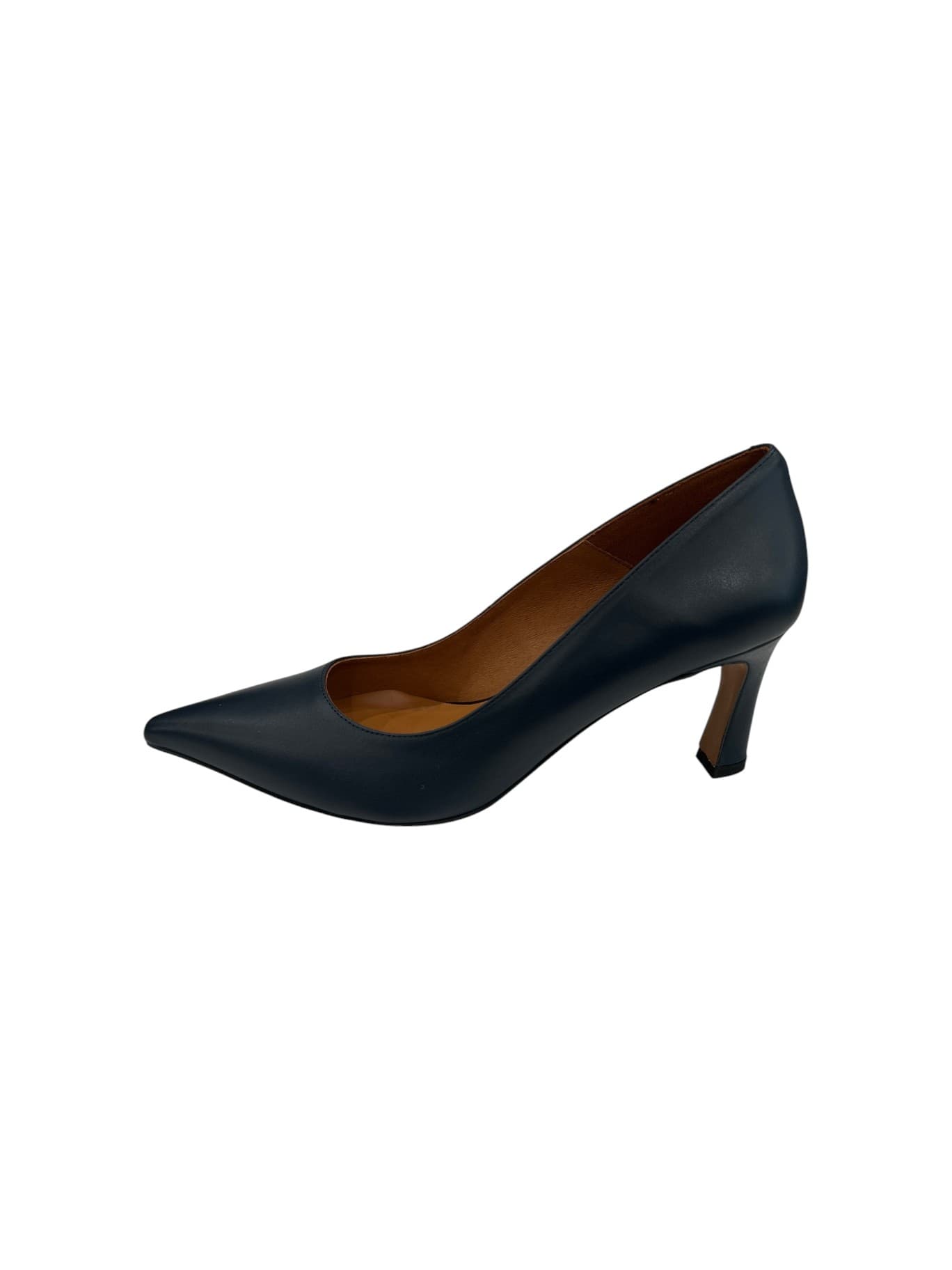 ANGEL ALARCON Decollete Donna in Pelle Blu Navy