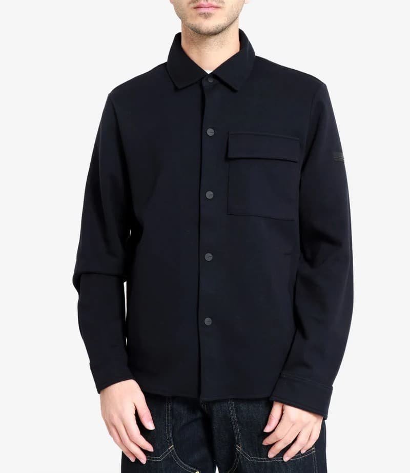 Camicia Overshirt Heskimo Uomo Blu in Misto Cotone – HE1420004
