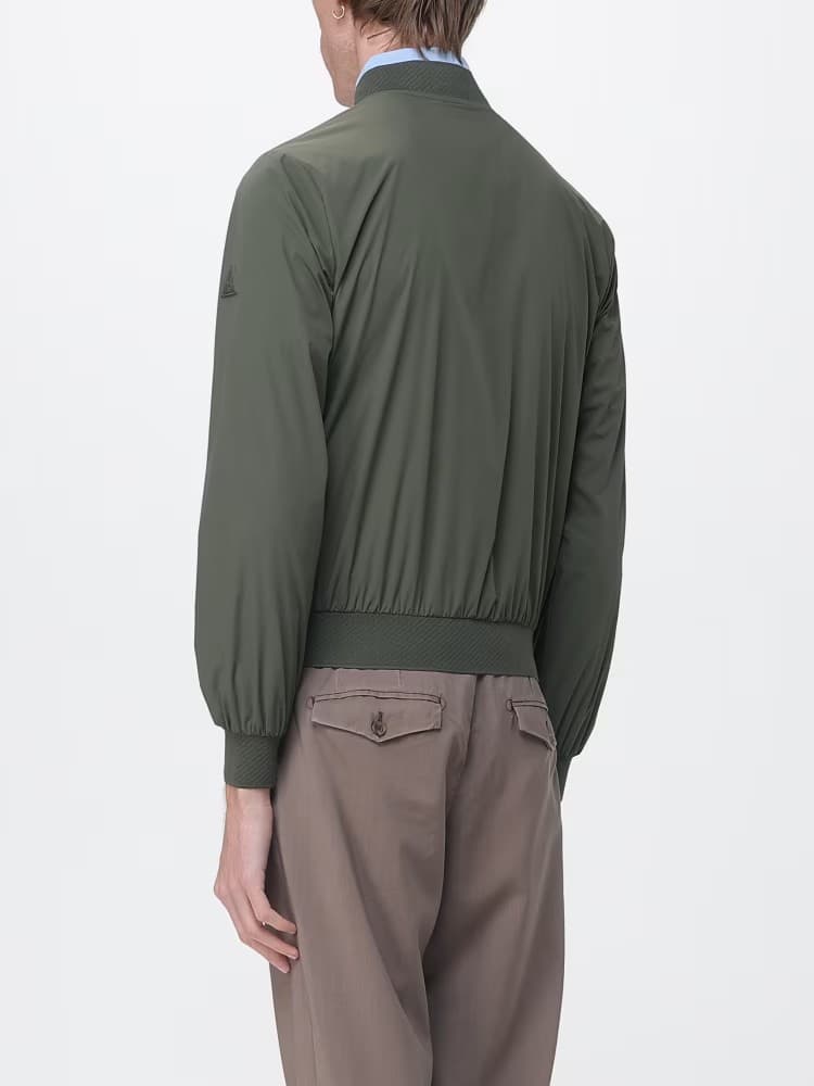 Heskimo Giubbotto Bomber Uomo Blu Scuro in Jersey Stretch - HE1440015