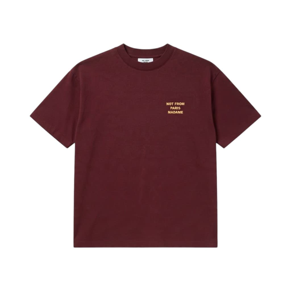 Drole de Monsieur Maglieria T-Shirt Vinaccia con Scritta