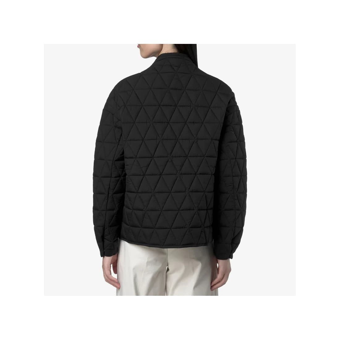 K-Way Selime Diamond Quilted Giubbino Donna Nero Trapuntato