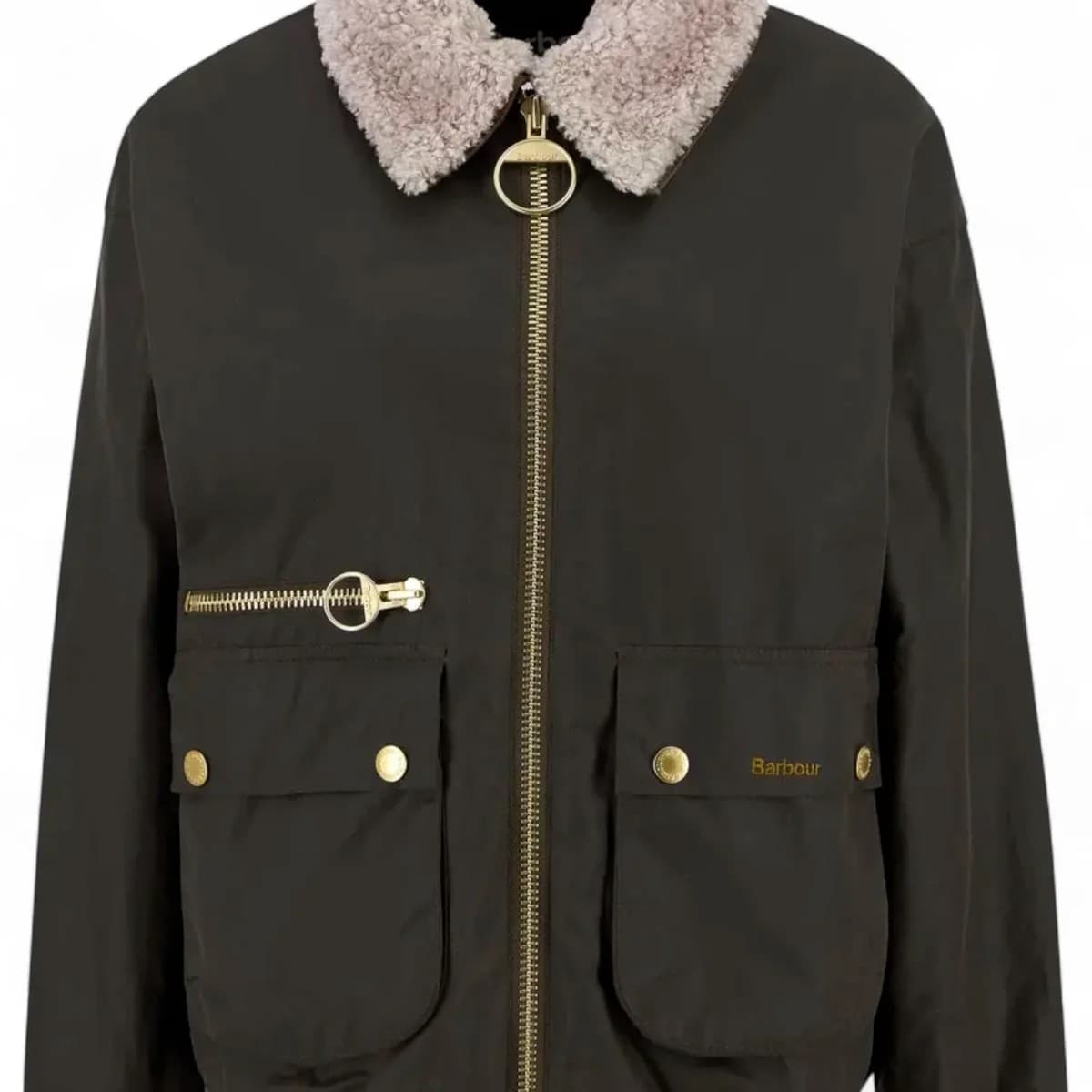 Barbour Giacca con Zip Donna Verde Oliva – LWX1488-OL99