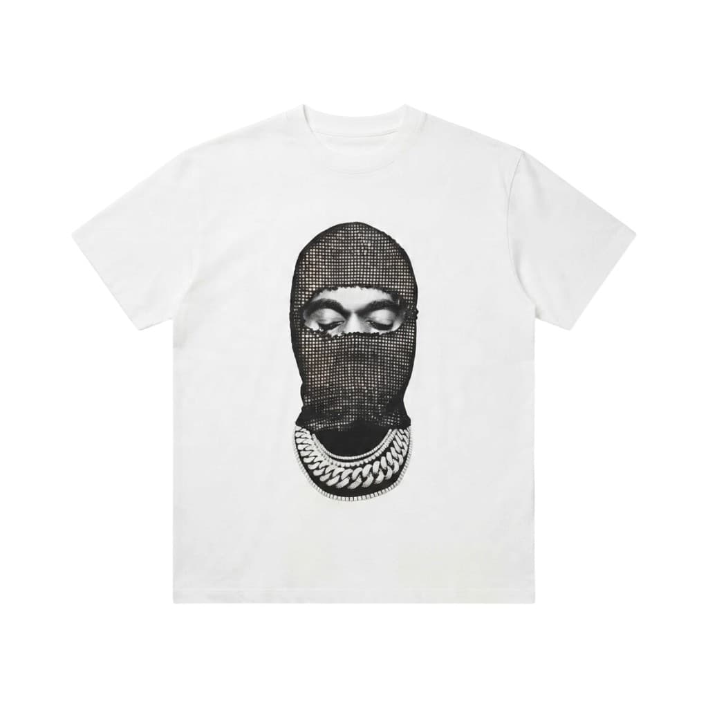 IH NOM UH NIT T-shirt in Cotone Nero con Stampa Artistica