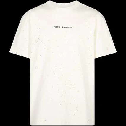 Purple Brand T-shirt con effetto vissuto