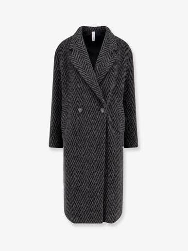 HEVO Santa Cesarea Cappotto Uomo Grigio e Nero – SANTACESAREA110-3144