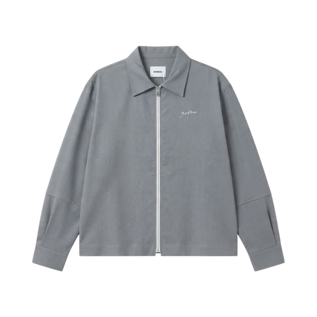 Bonsai Giacca Bomber in Grigio Medium