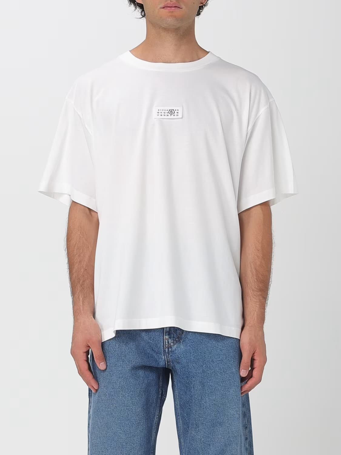 MM6 MAISON MARGIELA Maglietta Donna Bianca in Cotone