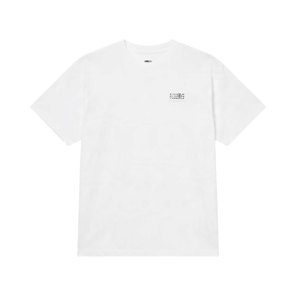 MM6 Maison Margiela T-shirt Bianco in Cotone